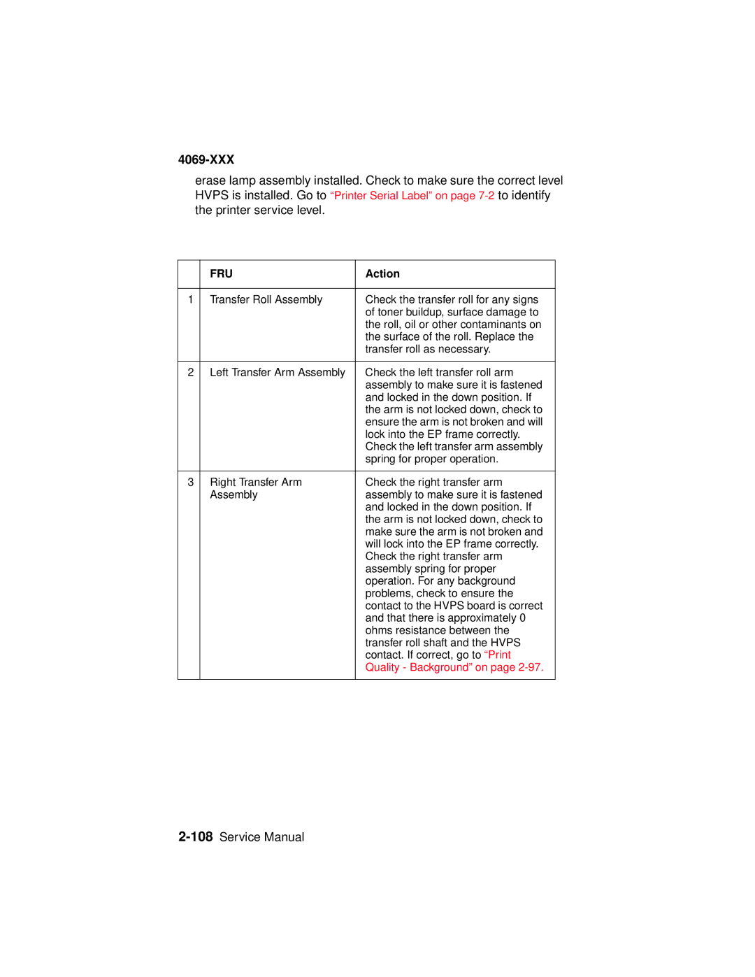 Lexmark 4069-XXX manual Quality Background on 