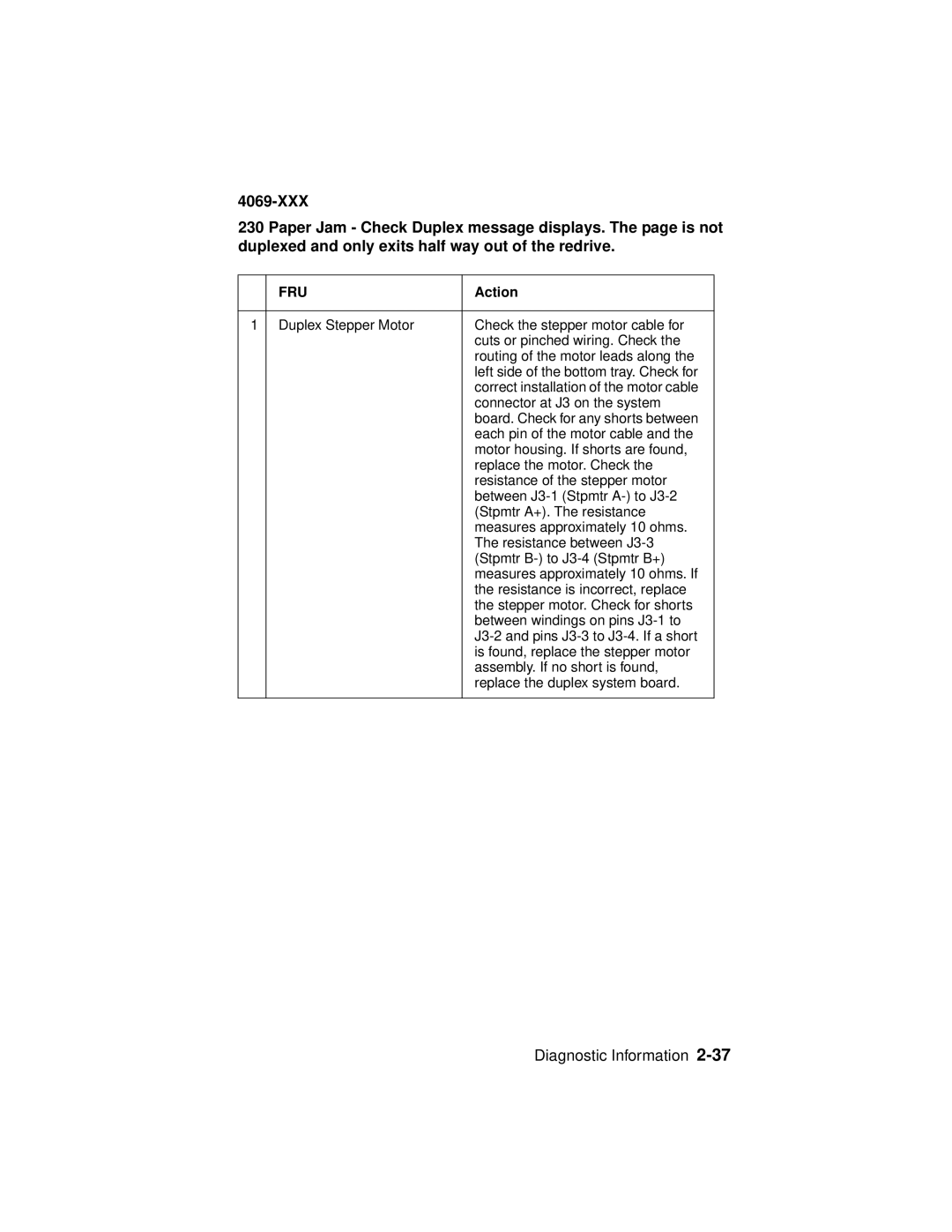 Lexmark 4069-XXX manual Diagnostic Information 