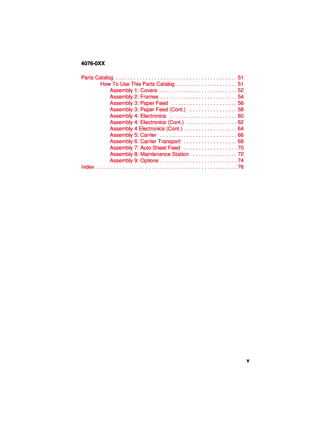 Lexmark 4076-0XX manual How To Use This Parts Catalog 