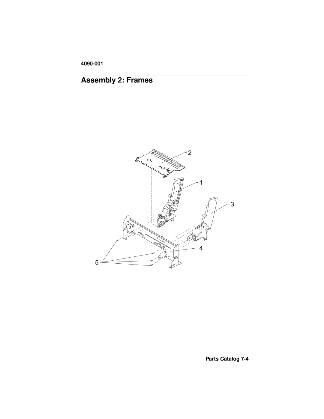 Lexmark 4090-001 manual Assembly 2 Frames 