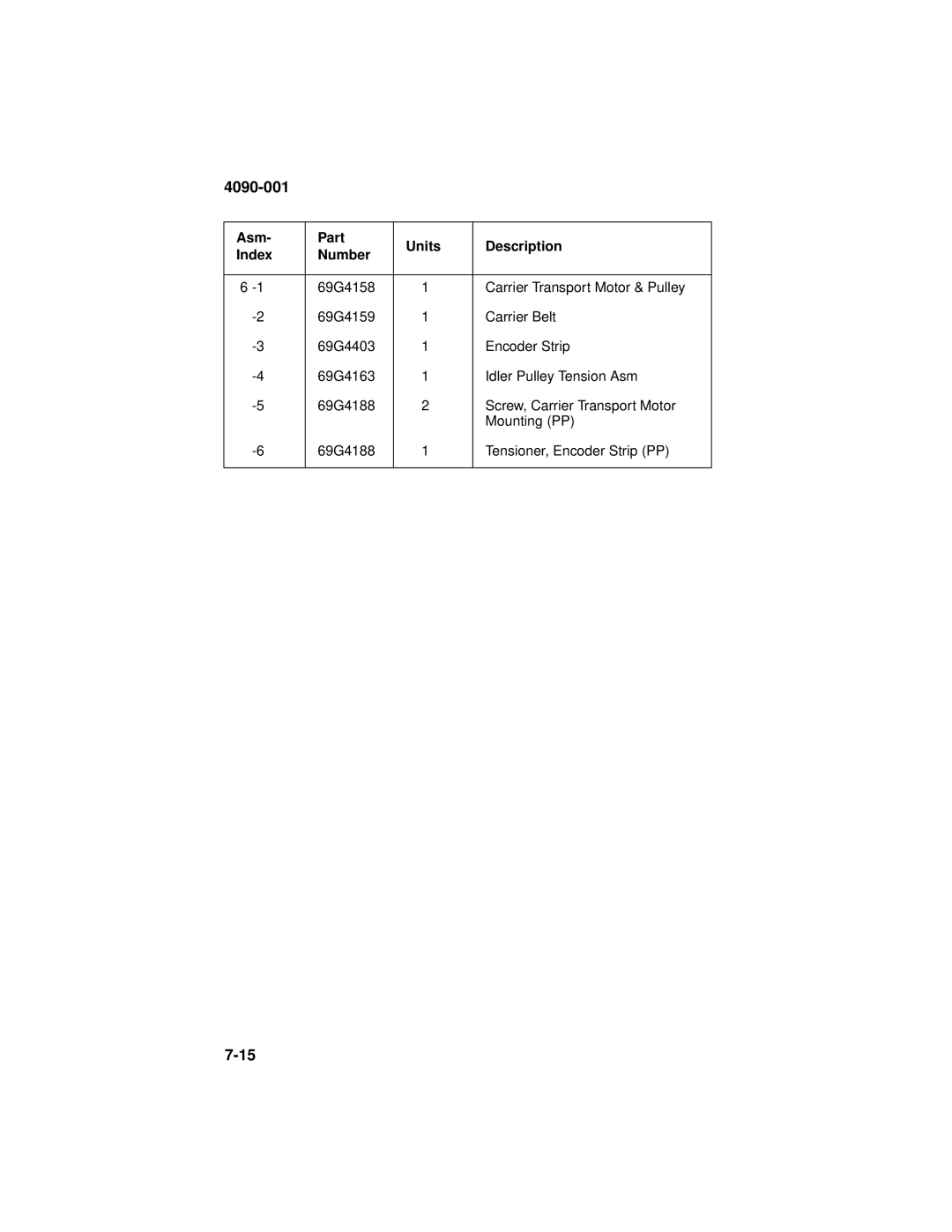 Lexmark 4090-001 manual 