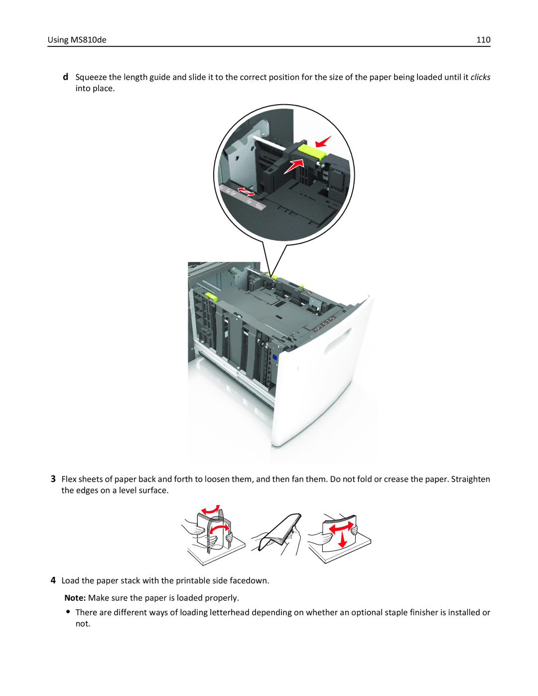 Lexmark MS810DE, 40G0350, 40G0110, 40G0150, 40G0440, 40G0410, 40G0210, MS811DTN, MS811DN, MS810DN, MS812DE, MS810DTN manual 