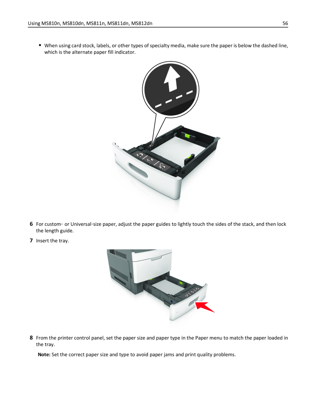 Lexmark 40G0410, 40G0350, 40G0110, 40G0150, 40G0440, 40G0210, MS810DE, MS811DTN, MS811DN, MS810DN, MS812DE, MS810DTN manual 