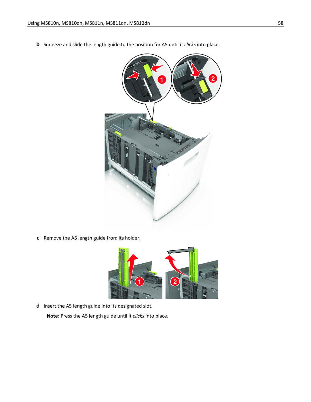 Lexmark MS810DE, 40G0350, 40G0110, 40G0150, 40G0440, 40G0410, 40G0210, MS811DTN, MS811DN, MS810DN, MS812DE, MS810DTN manual 