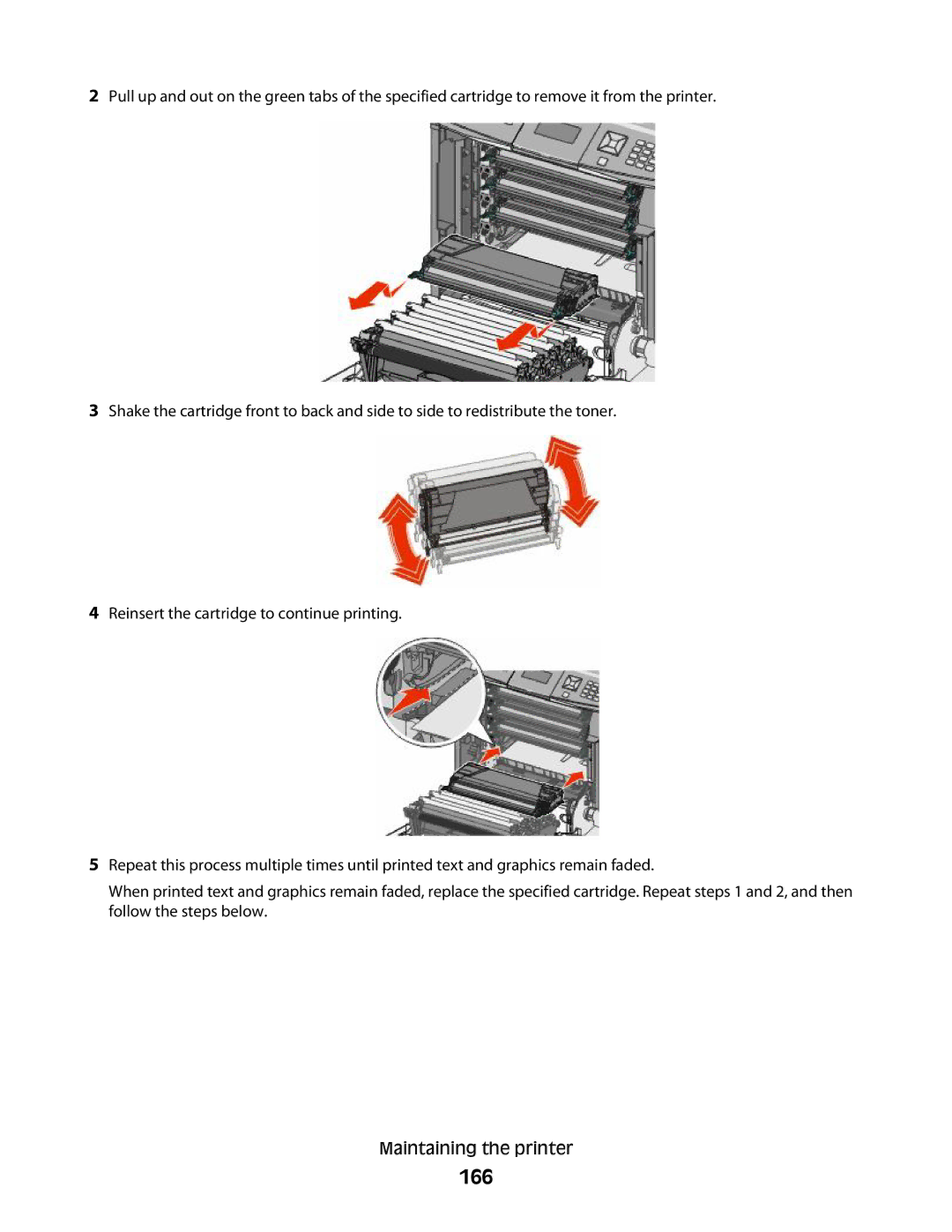 Lexmark gw2, 410, 5026, 4977, 480, 4976, 280, C736 Series, C734, dn3, dw2, dw1, gn2, gn1, gw1, n01, n03, n02, 210 manual 166 