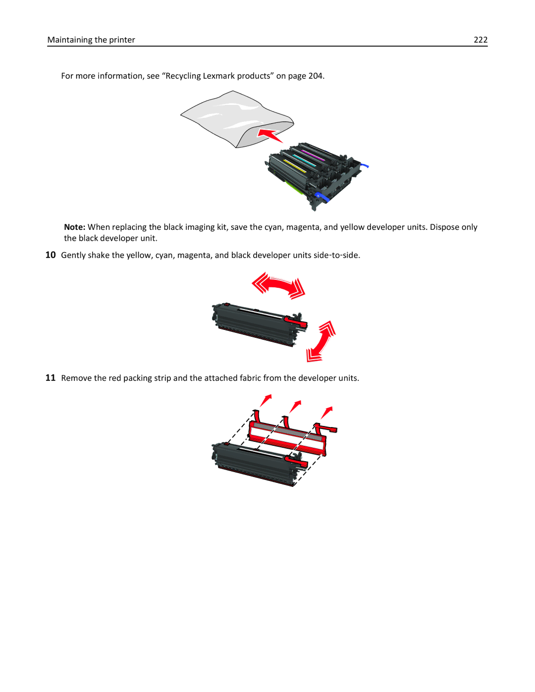 Lexmark 28D0500, 415, 28D0550, CX410, 22ZT157 manual 