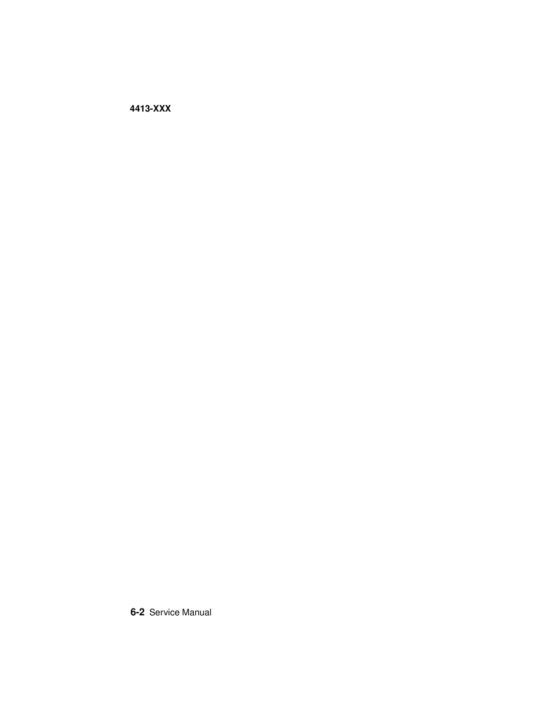 Lexmark 4200 Series manual 4413-XXX 