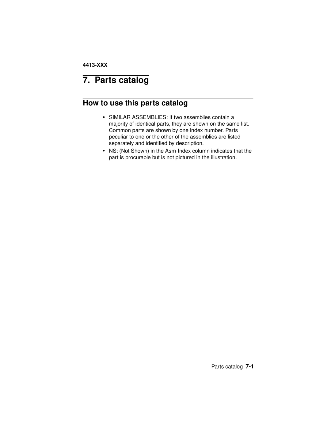 Lexmark 4200 Series manual Parts catalog, How to use this parts catalog 