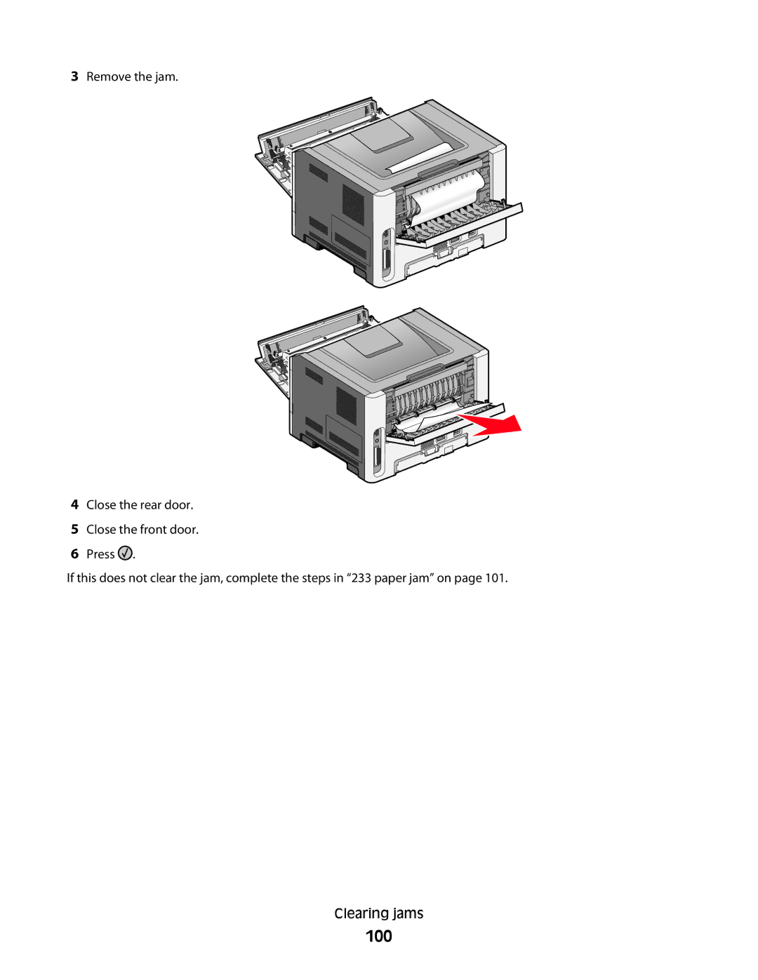 Lexmark 430, 420 manual 100 