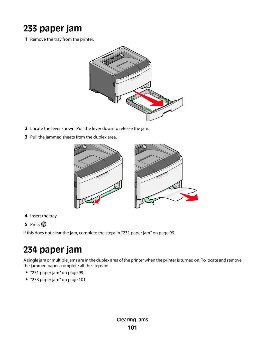 Lexmark 420, 430 manual 101 