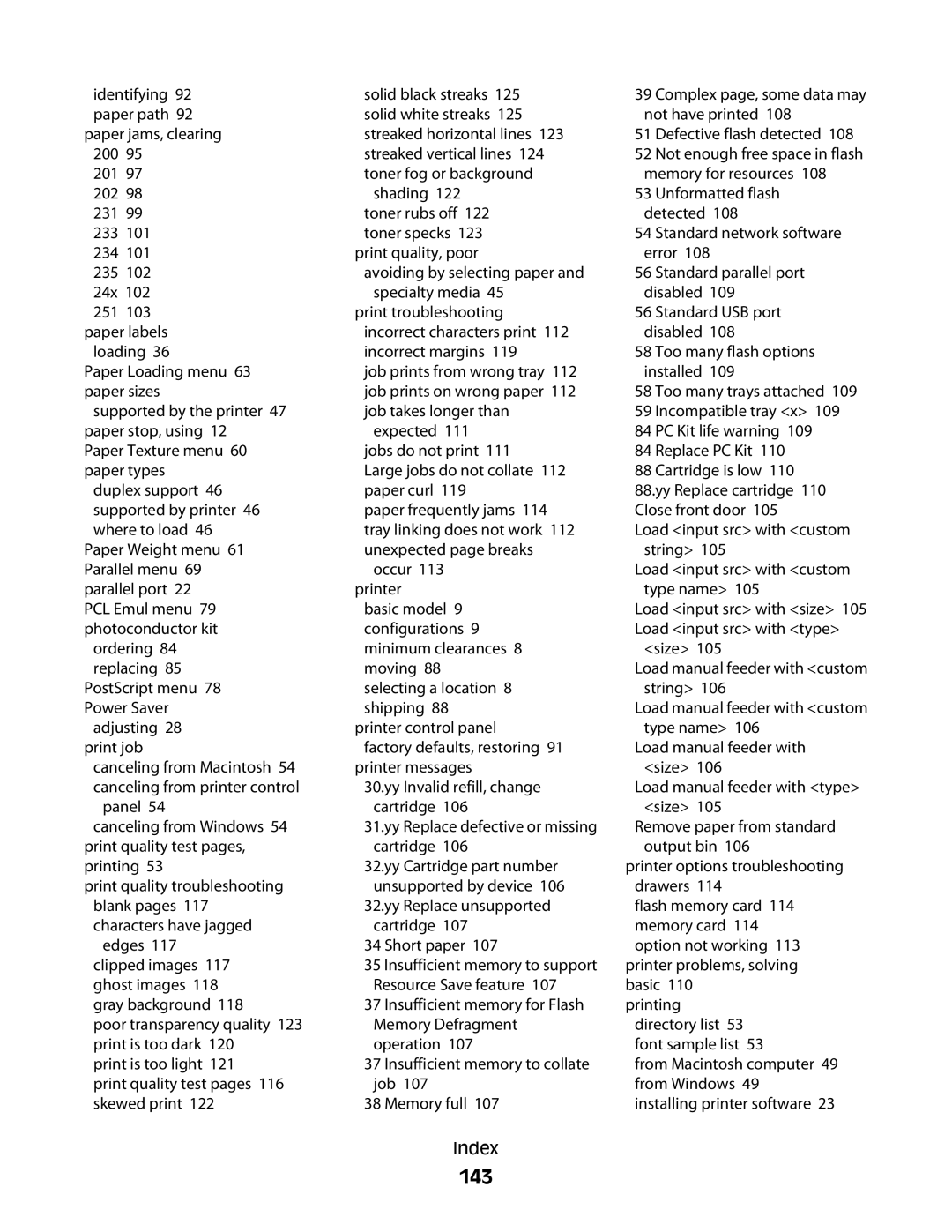 Lexmark 420, 430 manual 143 