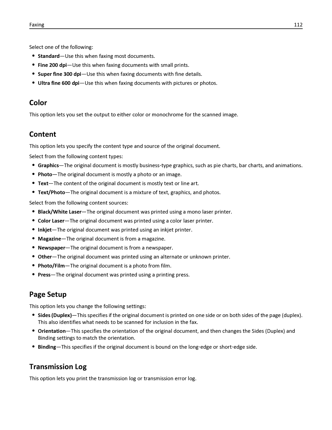 Lexmark 436 manual Color 