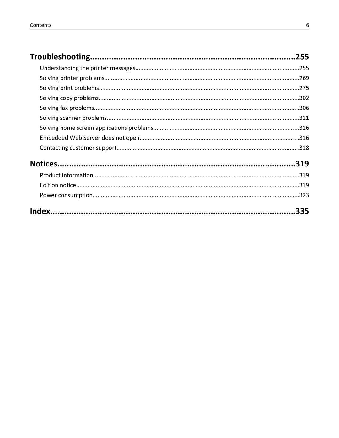 Lexmark 436 manual Troubleshooting, Index 