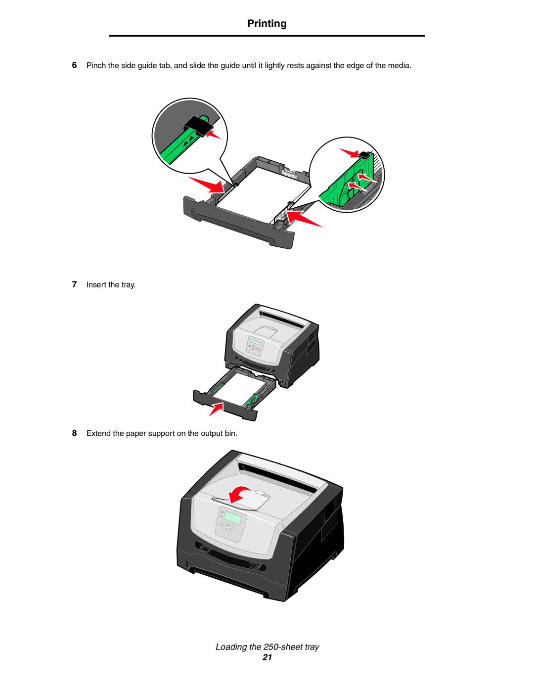 Lexmark 450dn manual Printing 