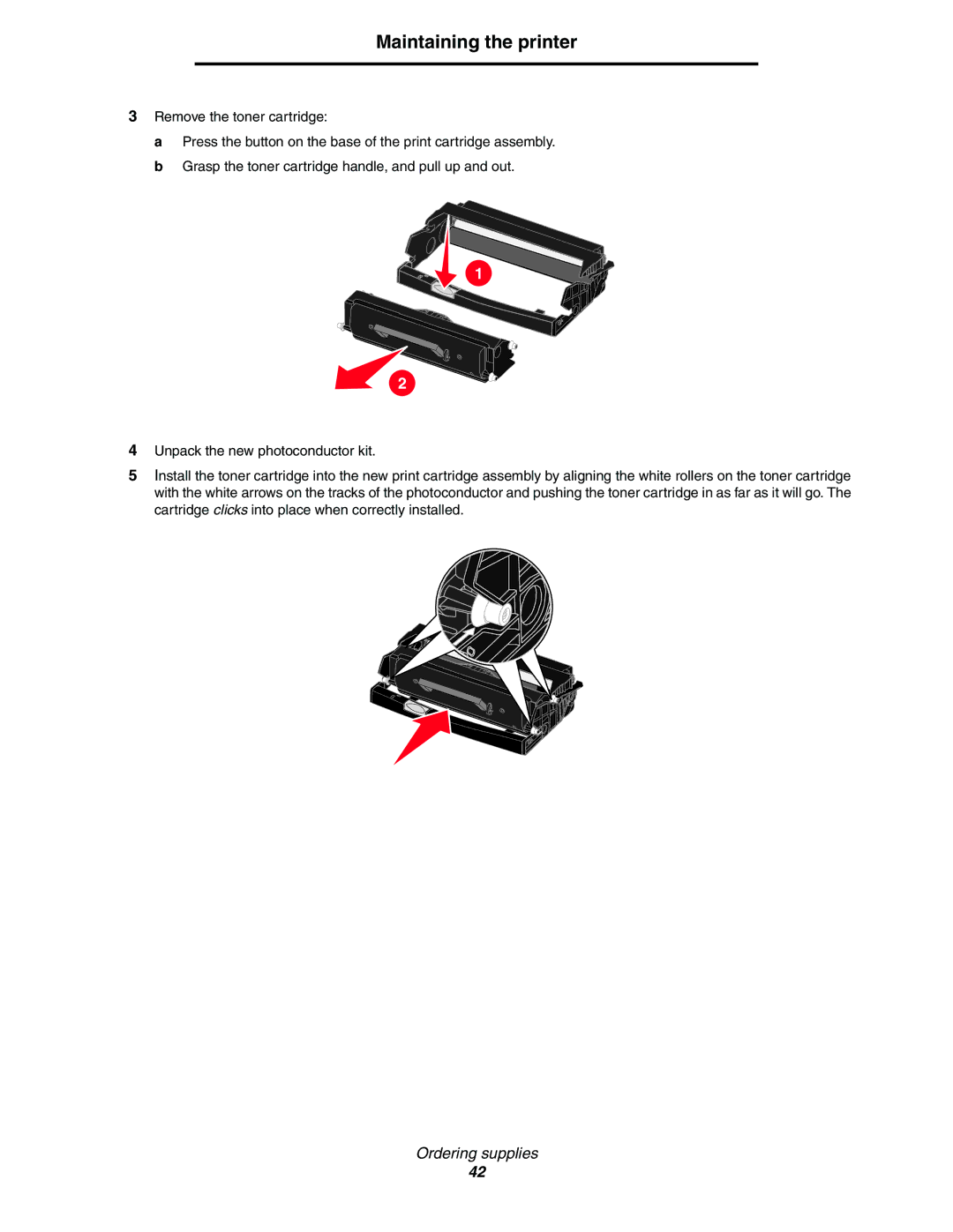 Lexmark 450dn manual Maintaining the printer 