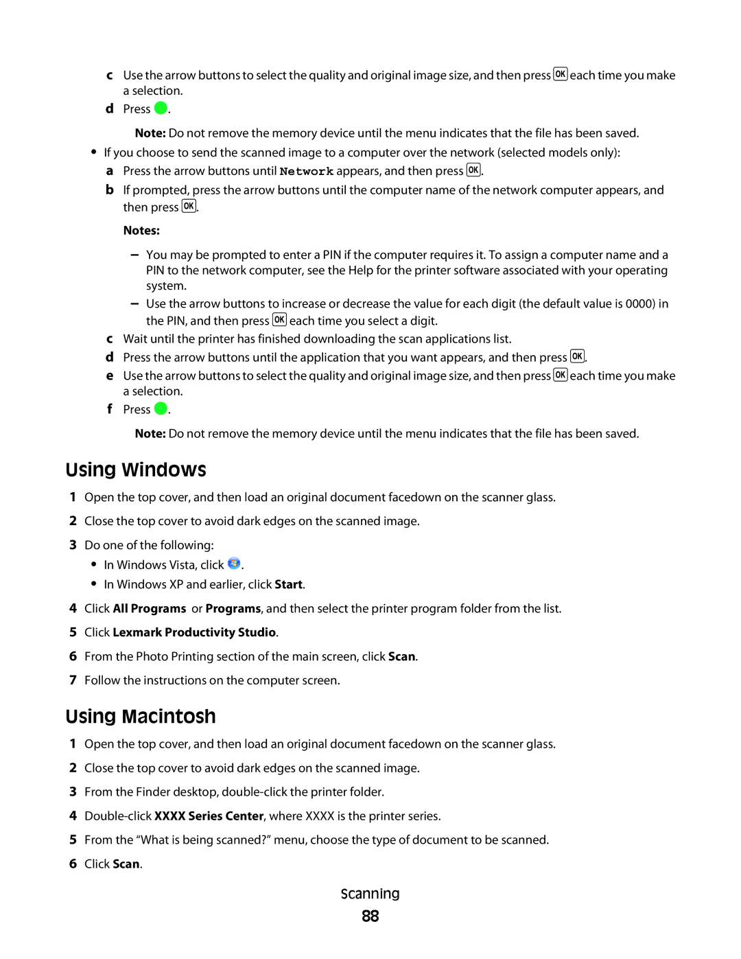 Lexmark 4600, 3600 manual Using Windows 