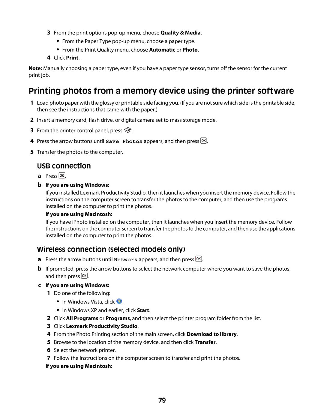 Lexmark 4600 Series manual If you are using Windows, If you are using Macintosh 