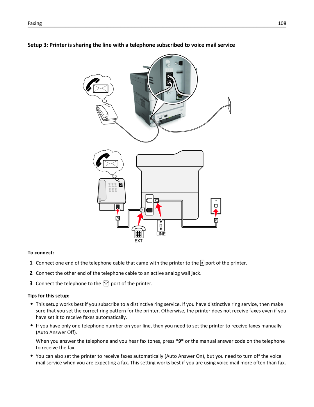 Lexmark 675, 470, 35S5701, 670, MX510, MX410DE manual To connect, Tips for this setup 