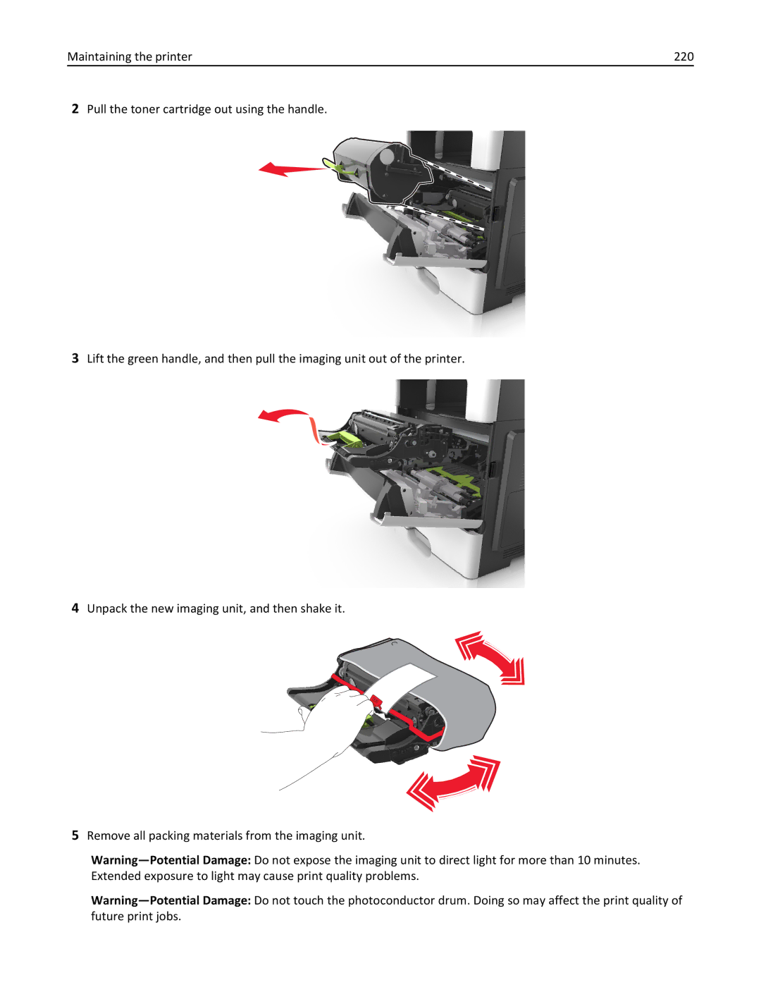 Lexmark 675, 470, 35S5701, 670, MX510, MX410DE manual 