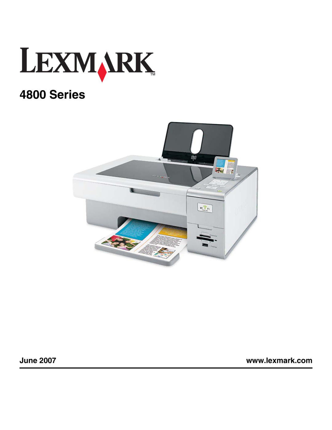 Lexmark 4800 Series manual June 