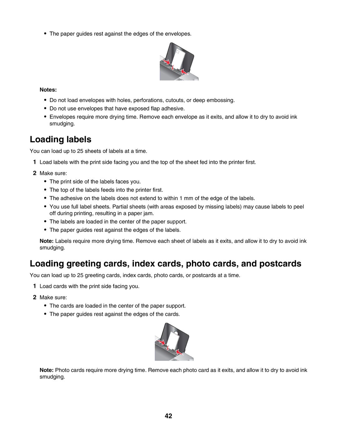 Lexmark 4800 Series manual Loading labels 