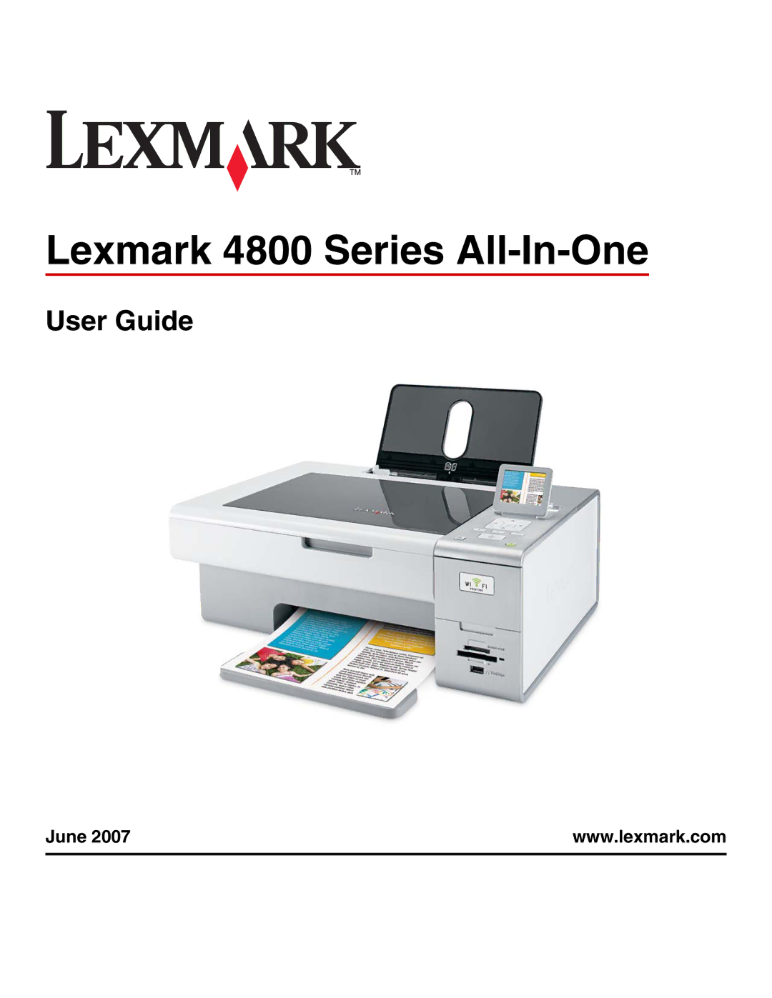 Lexmark manual Lexmark 4800 Series All-In-One 