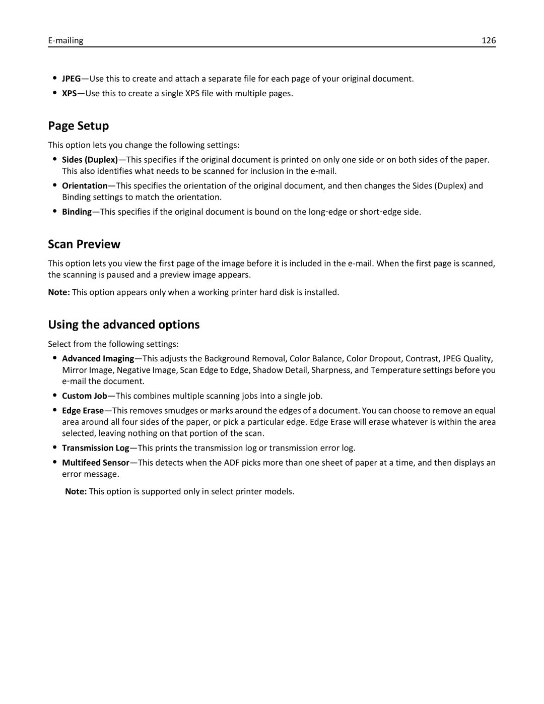 Lexmark 496, 696, 896 manual Setup, Scan Preview 