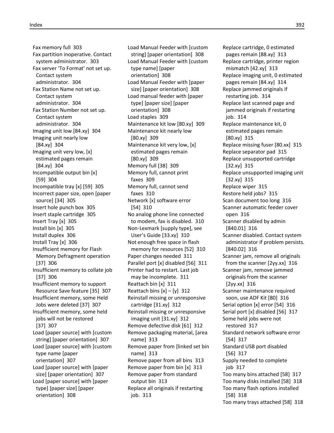 Lexmark 896, 496, 696 manual 