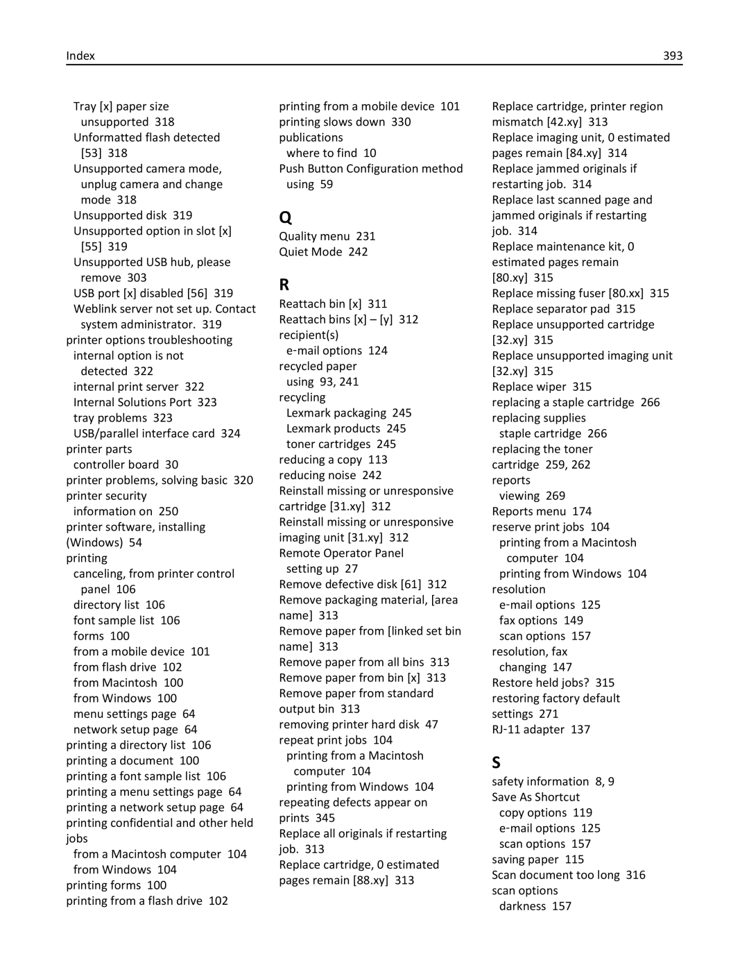 Lexmark 496, 696, 896 manual 