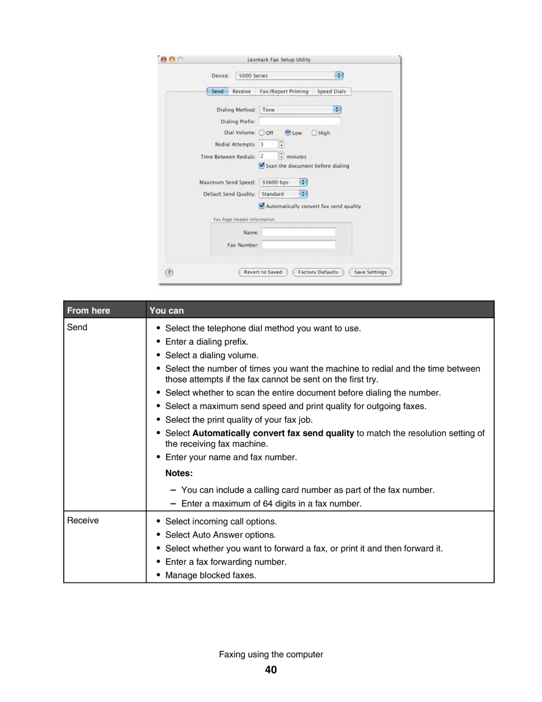 Lexmark 5000 Series manual From here, You can 