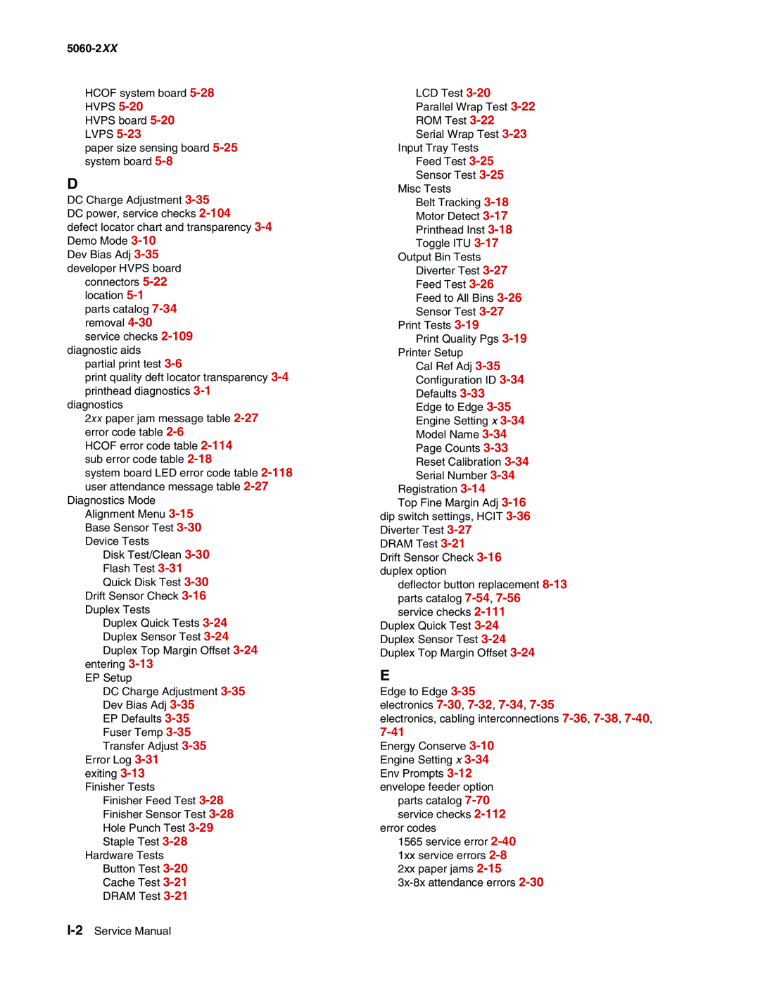 Lexmark 5060-2XX manual 