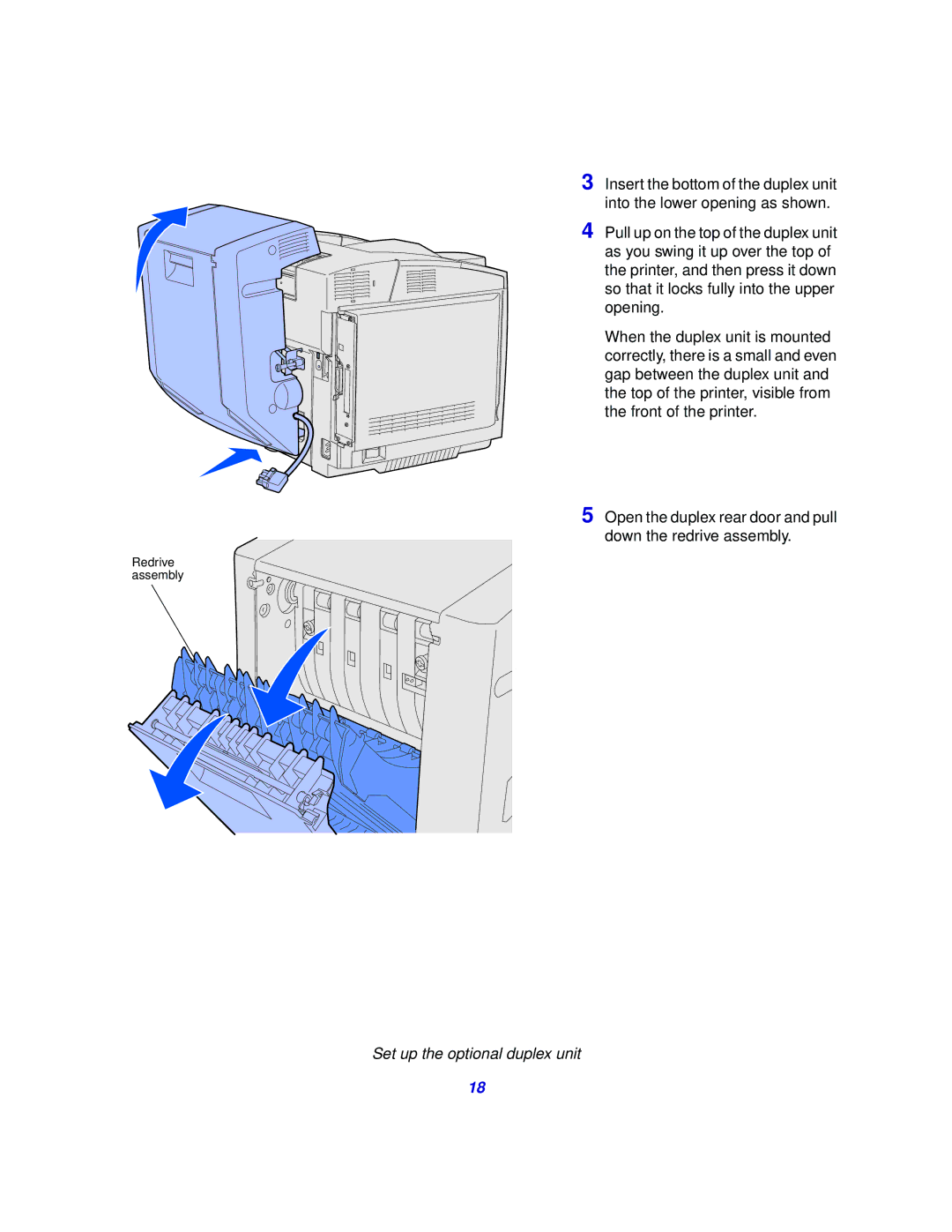 Lexmark 510 setup guide Redrive 