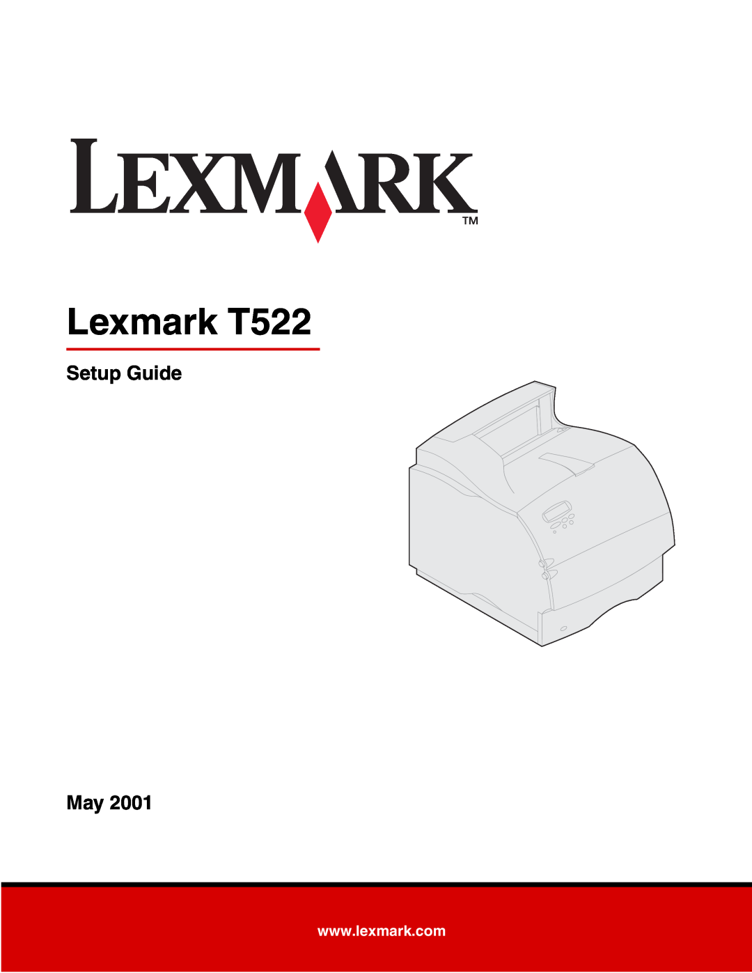 Lexmark setup guide Lexmark T522, Setup Guide May 