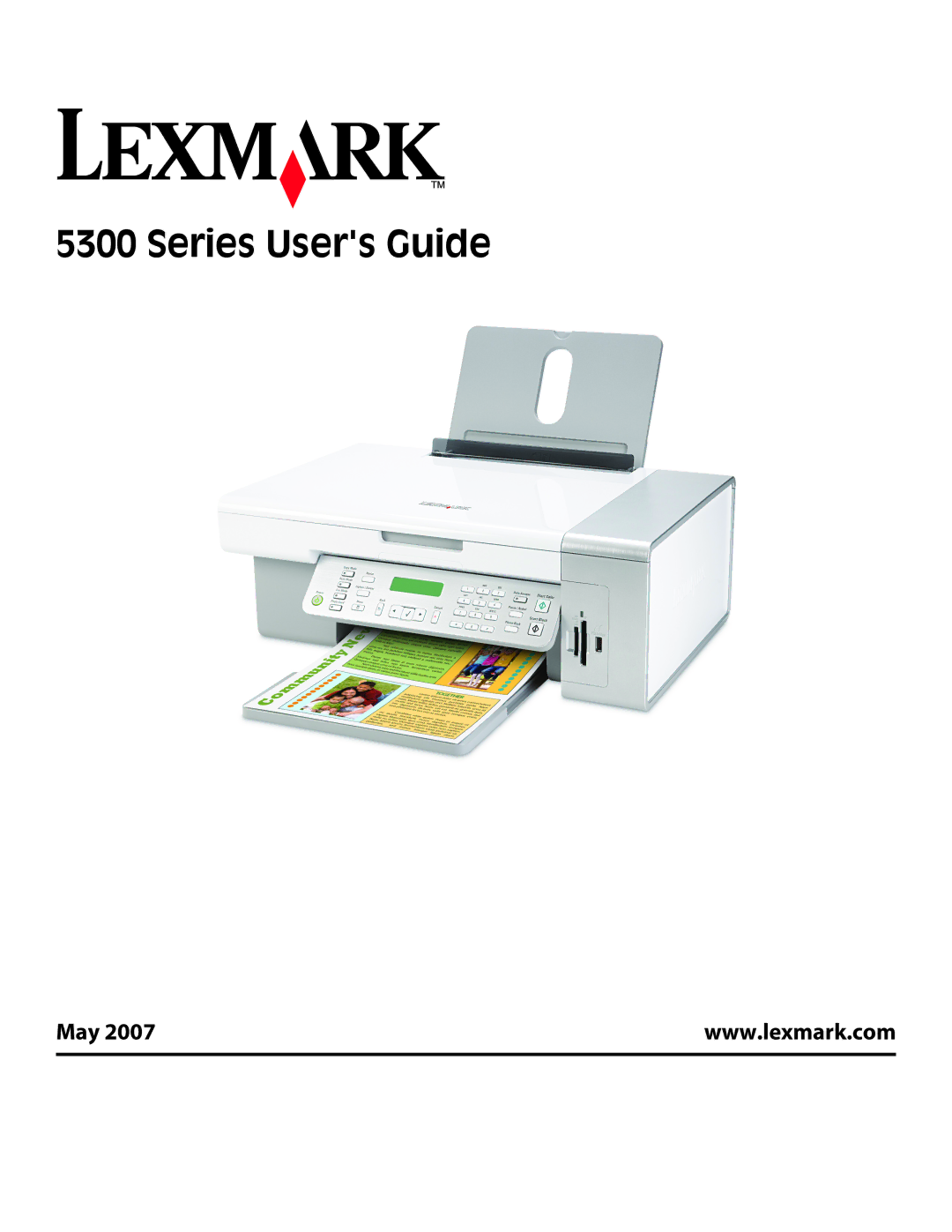 Lexmark 5300 Series manual Series Users Guide, May 