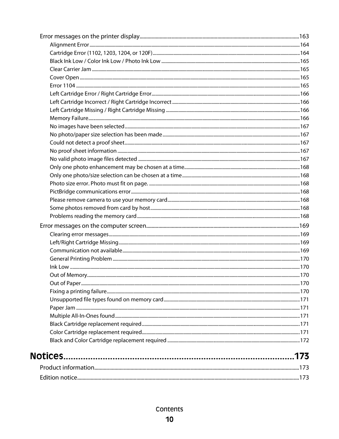 Lexmark 5300 Series manual 173, 163 