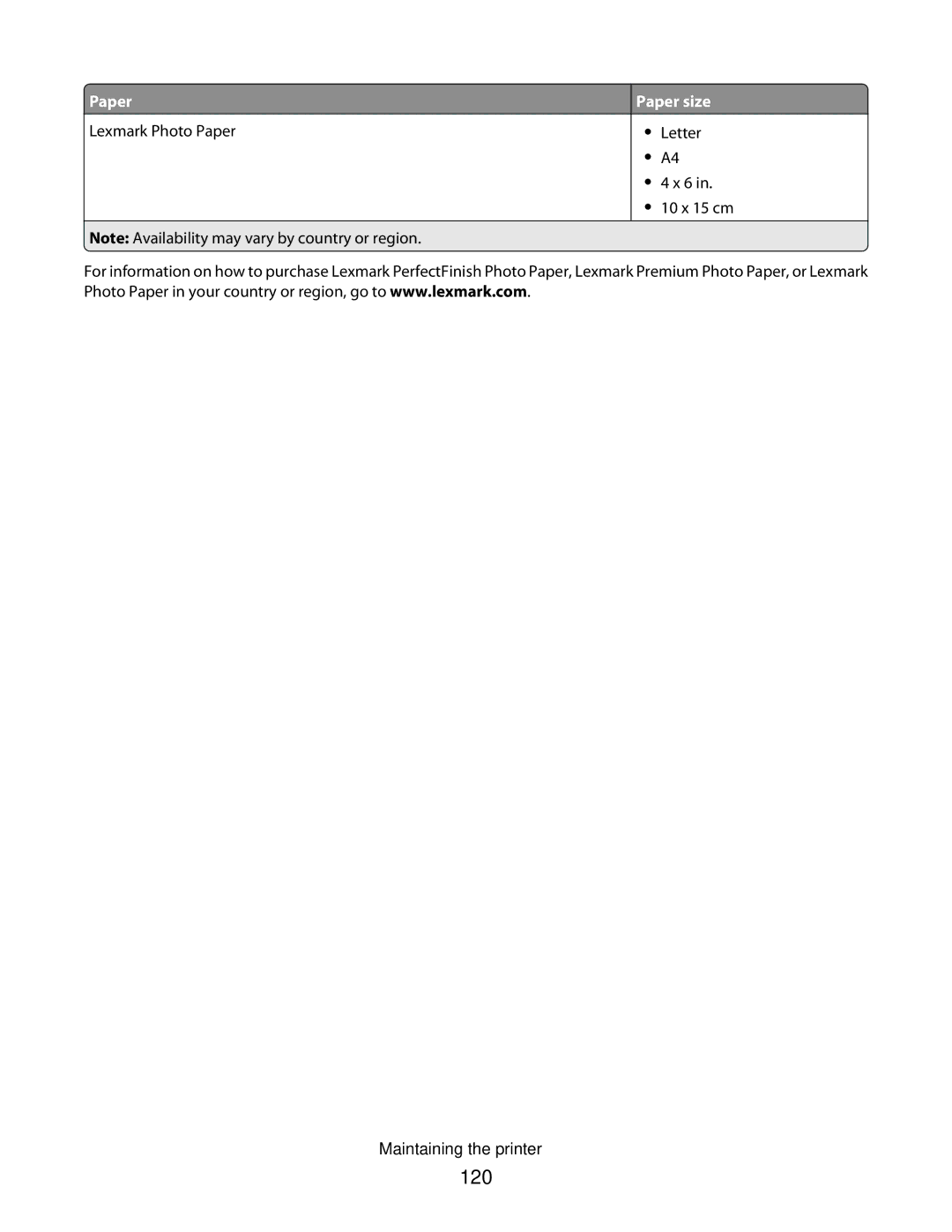 Lexmark 5300 Series manual 120 