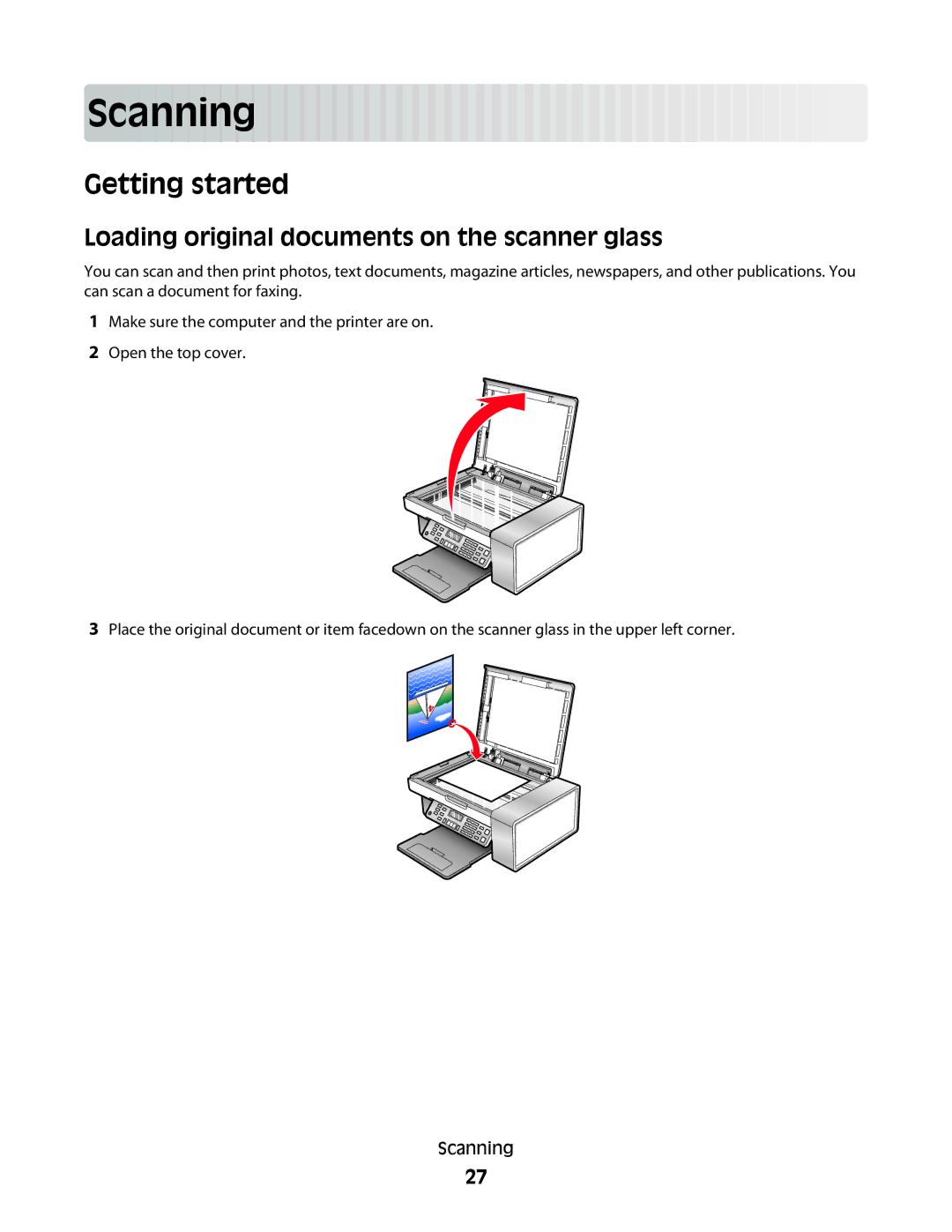 Lexmark 5300 manual Scan ning 