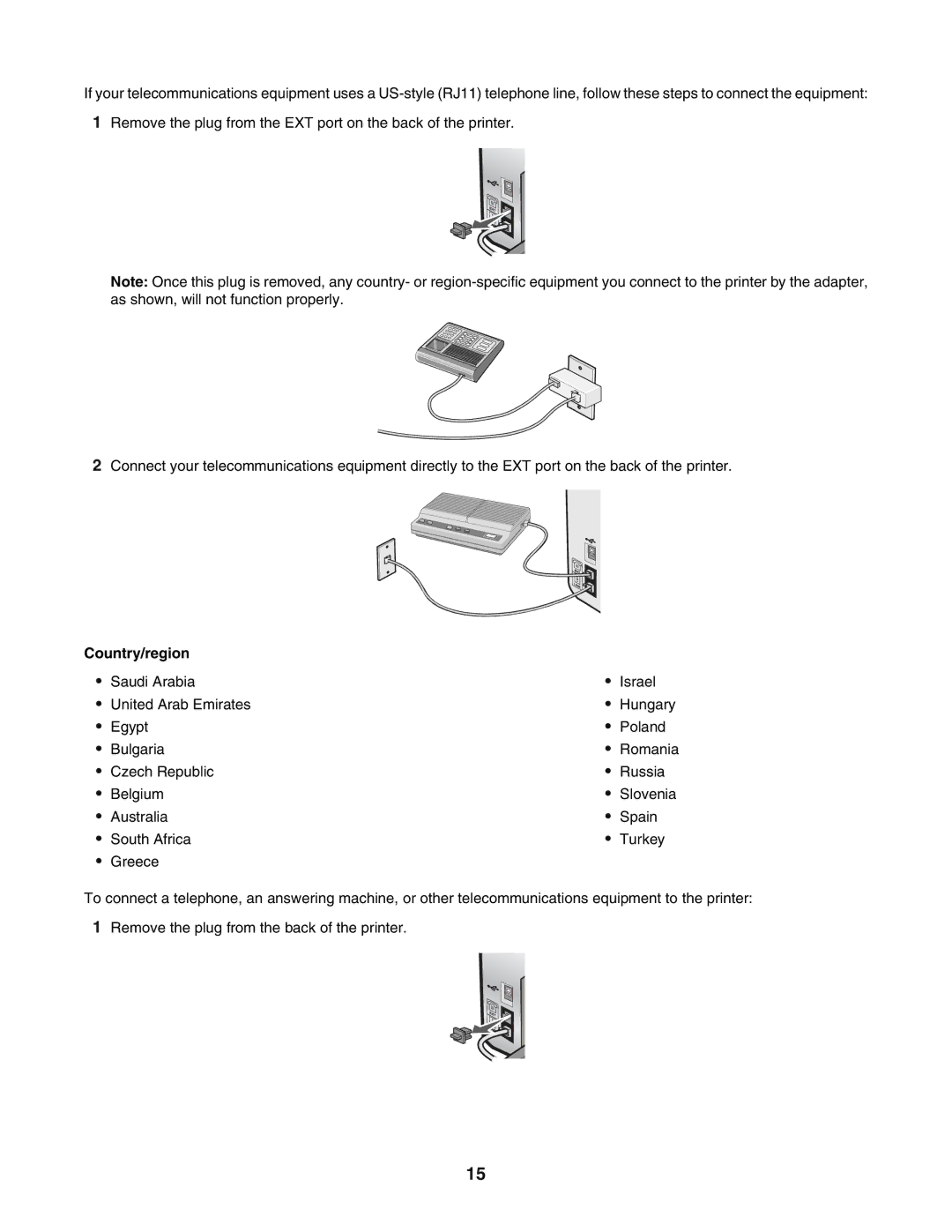 Lexmark 5400 manual 