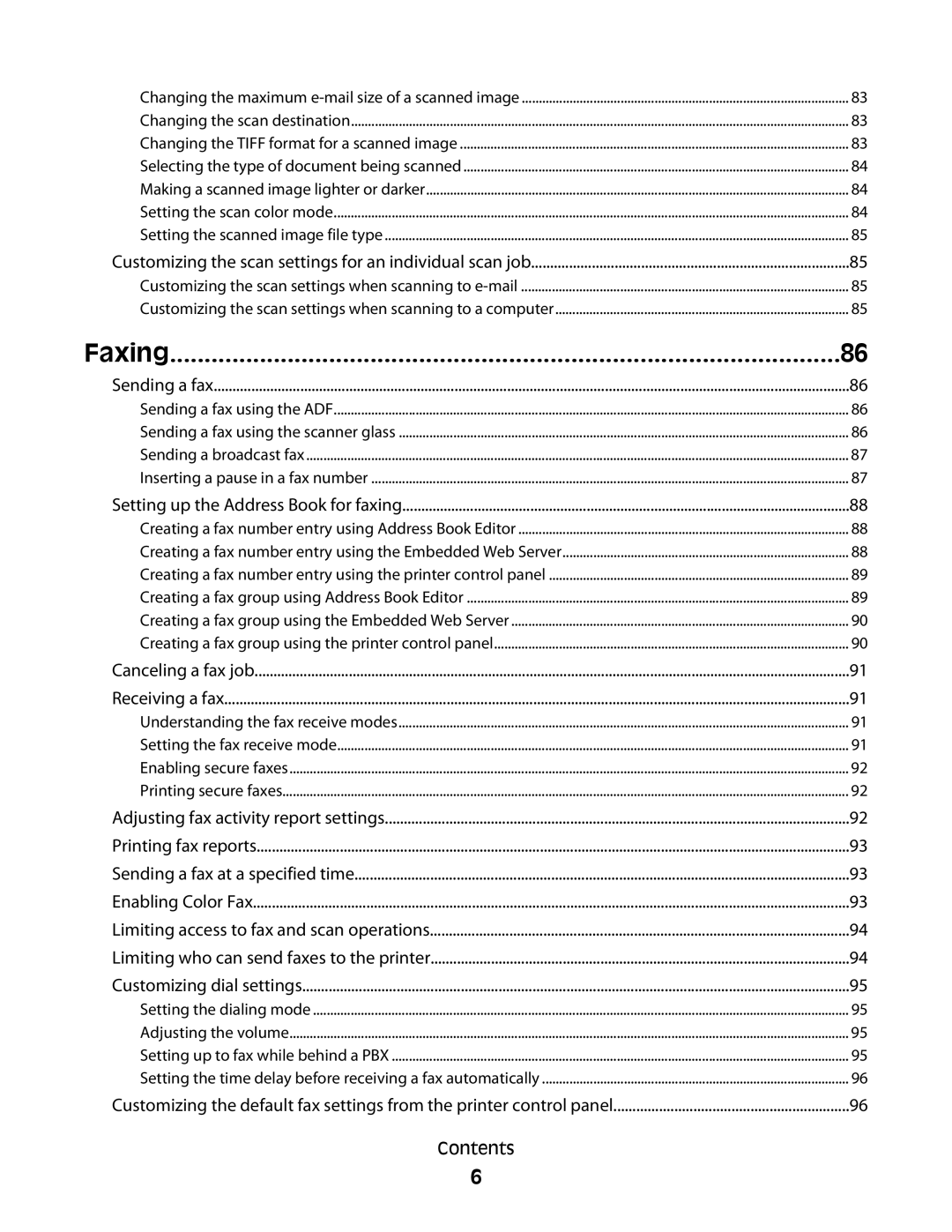 Lexmark 560n manual Faxing, Sending a fax 