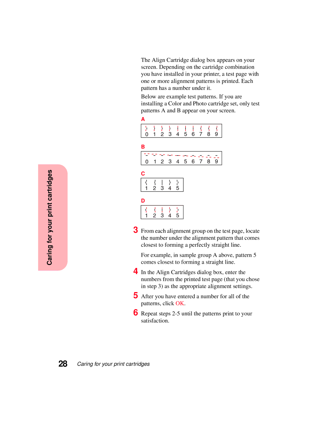 Lexmark 5770 manual Caring for your print cartridges 