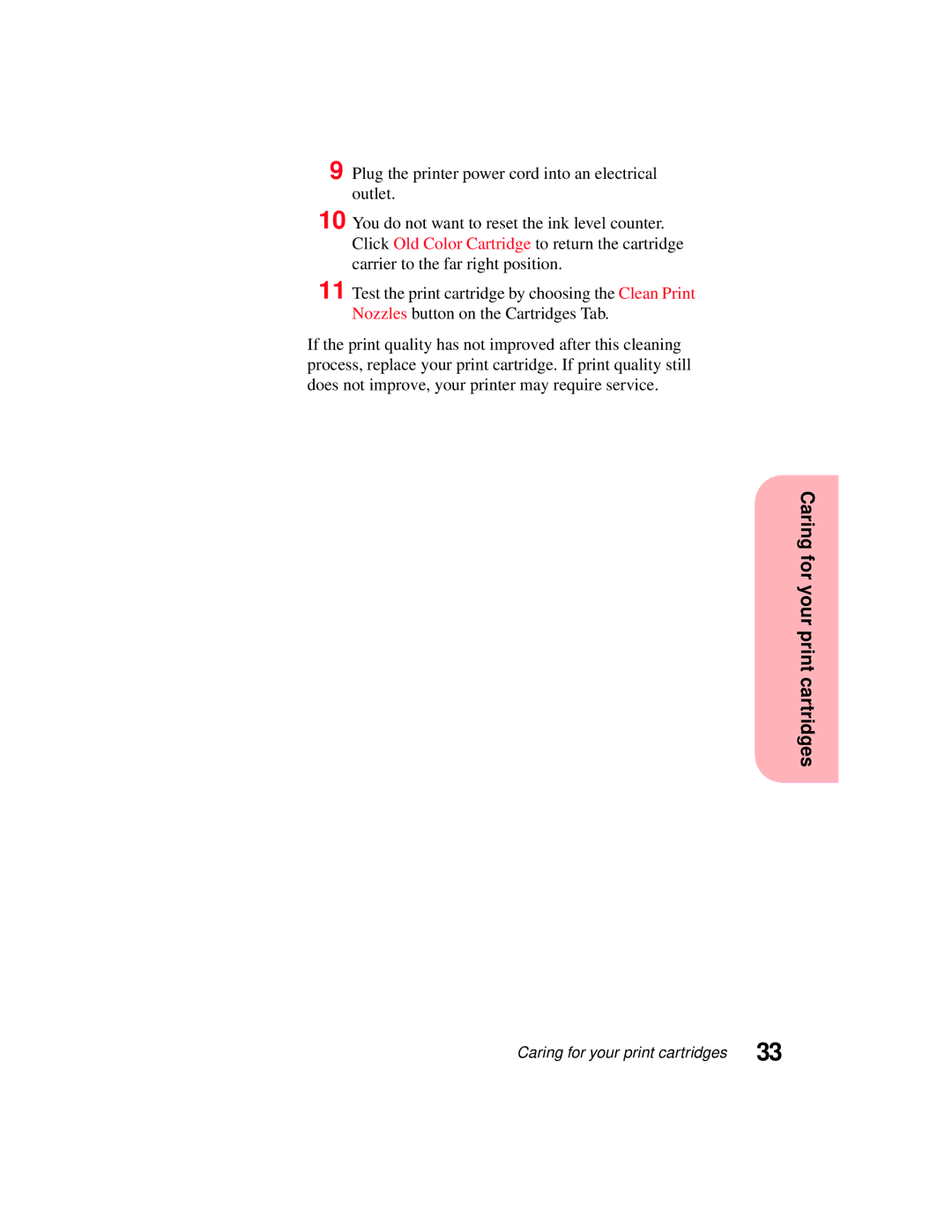 Lexmark 5770 manual Caring for your print cartridges 