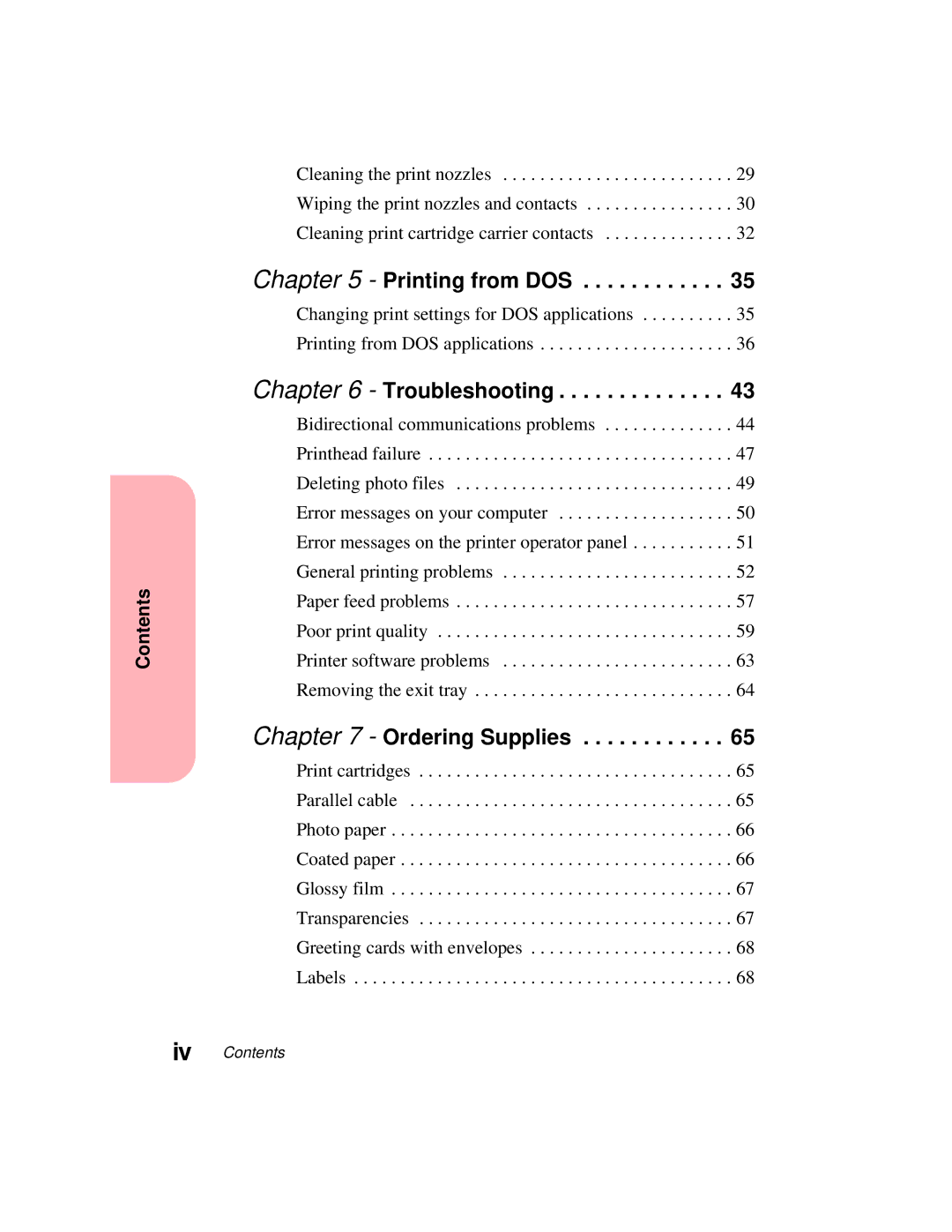 Lexmark 5770 manual Printing from DOS 