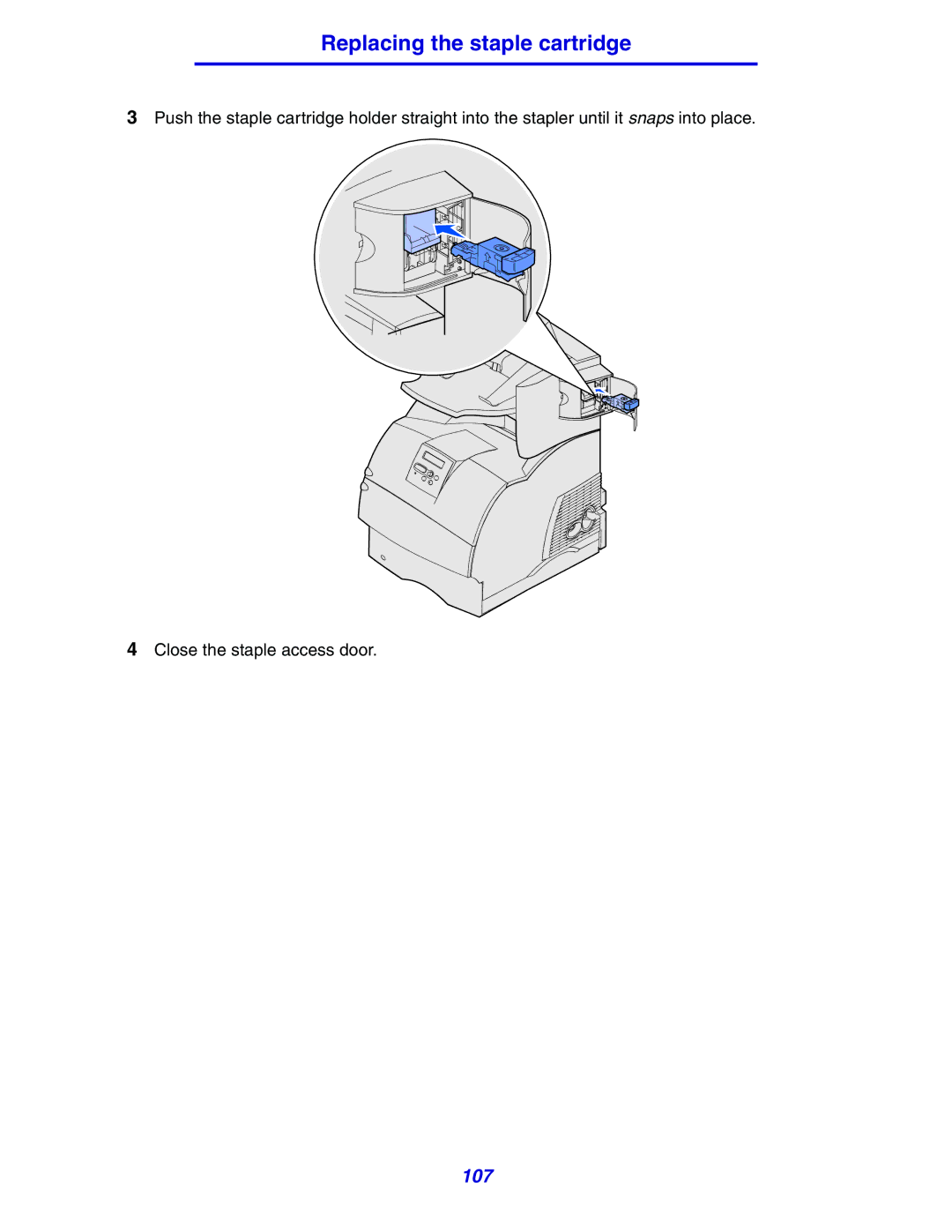 Lexmark 630 manual 107 