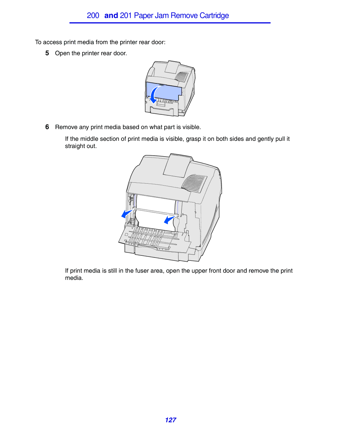 Lexmark 630 manual 127 