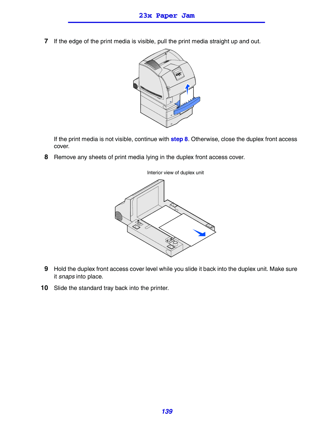 Lexmark 630 manual 139 