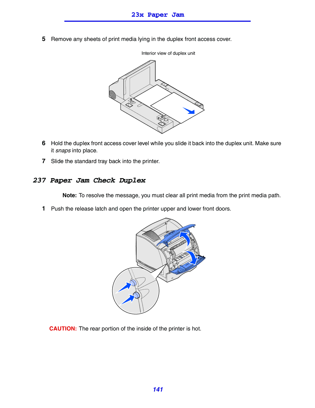 Lexmark 630 manual 141 