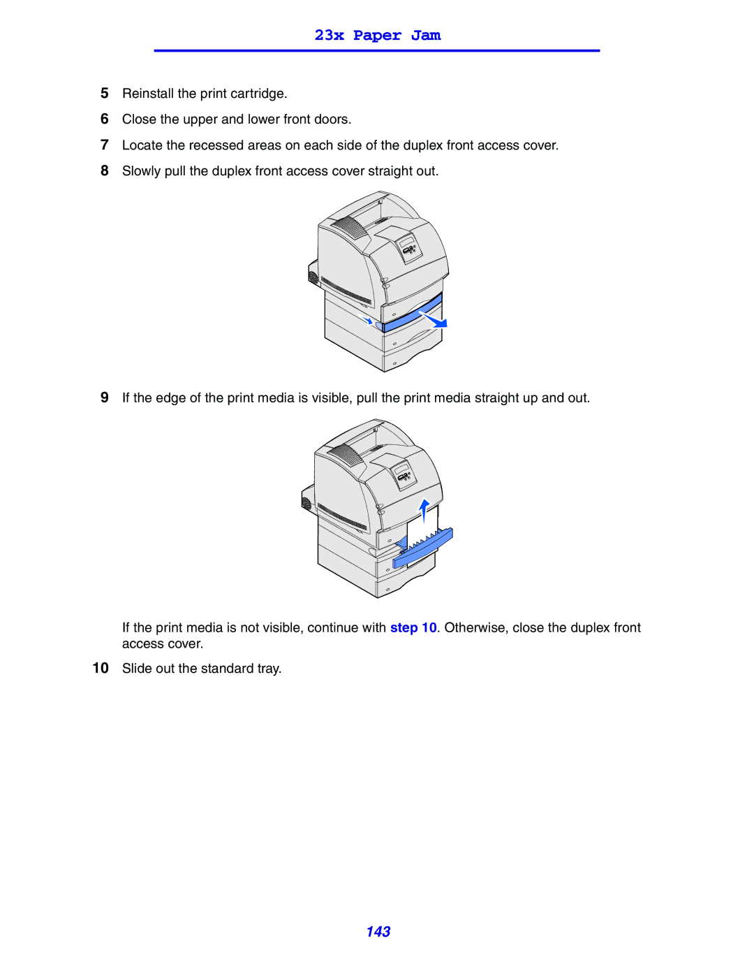 Lexmark 630 manual 143 