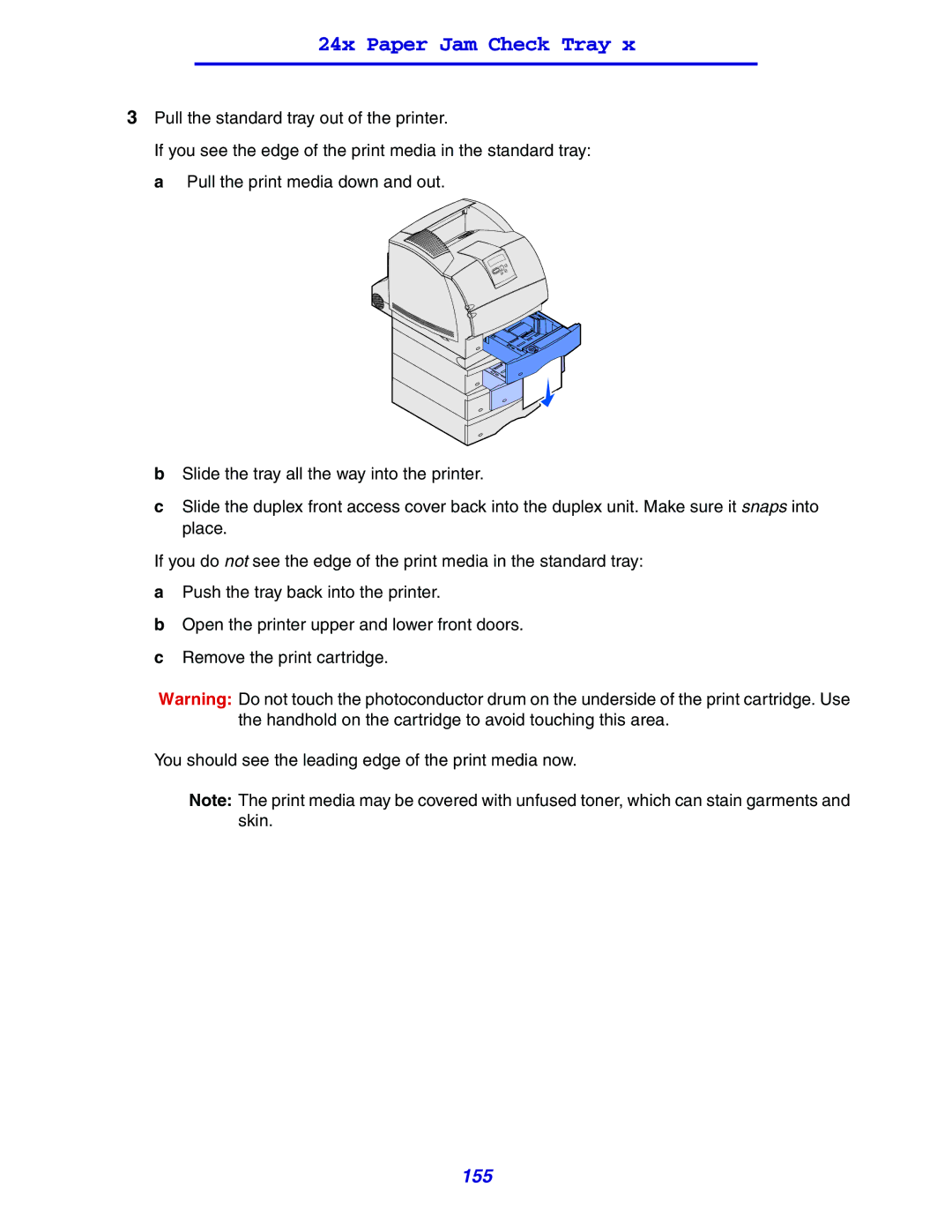 Lexmark 630 manual 155 