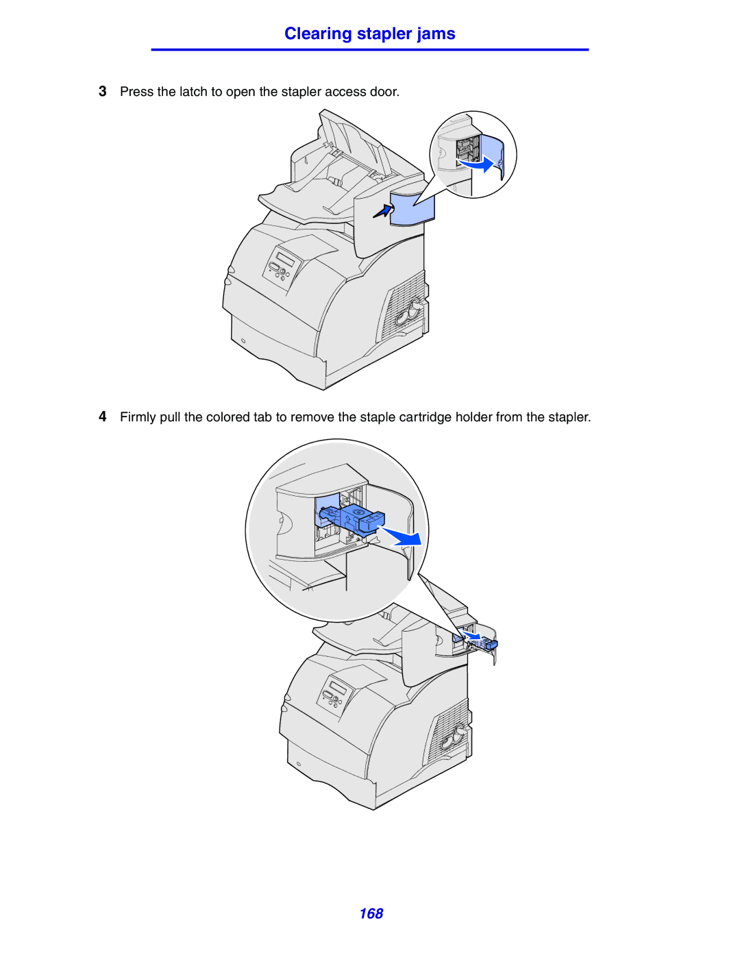 Lexmark 630 manual 168 