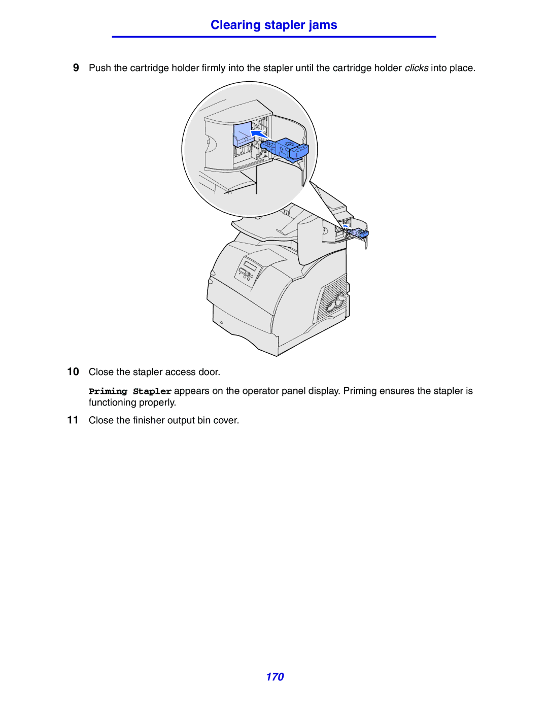 Lexmark 630 manual 170 